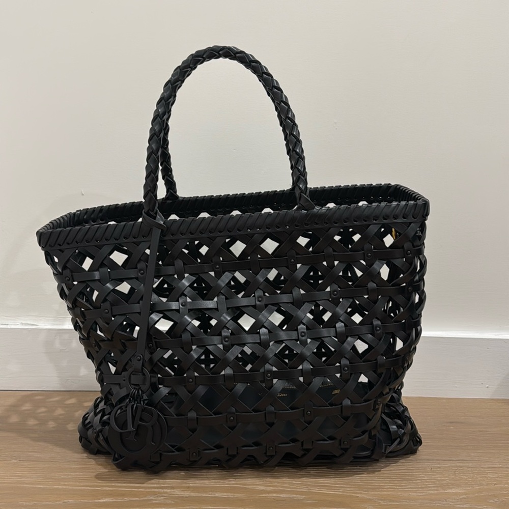 Christian Dior Woven Tote Bag